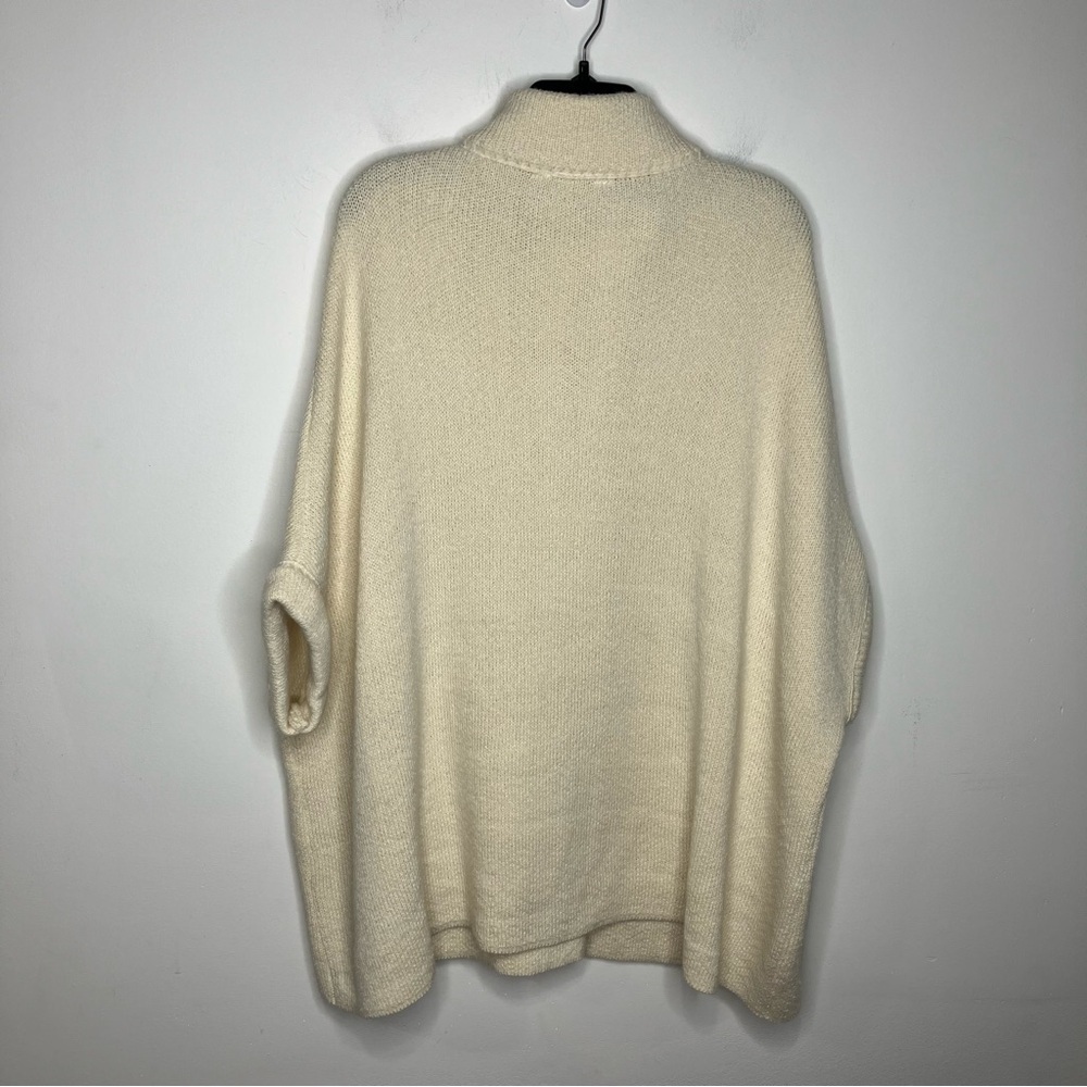 LC Lauren Conrad Middleton riding cape ivory tan OSFM - Picture 6 of 6